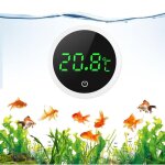 Thermomtre d'aquarium, thermomtre lcd numrique d'aquarium haute prcision 0, 1 ? avec boutons tactiles, ...