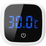 Thermomtre aquarium numrique, mini thermometre d'aquarium avec ecran tactile, affichage led, thermometre ...