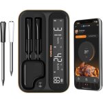 Thermom�tre cuisine inkbird int - 12 - bw thermom�tre de cuission pour barbecue avec 2 sondes bluetooth5. ...