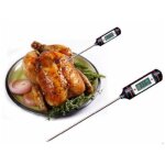 Thermom�tre de cuisine num�rique � lecture instantan�e, �cran lcd, longue sonde - - ymyny