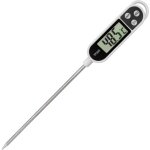 Thermomètre de cuisson, thermomètre numérique pour aliments et viande, lecture instantanée, longue sonde, ... Thermomètre de cuisson, thermomètre numérique pour aliments et viande, lecture instantanée, longue sonde, ...