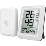 Thermomtre intrieur et extrieur, thermomtre connect avec capteur extrieure sans fil, thermomtre ...