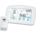 Thermom�tre int�rieur ext�rieur num�rique et hygrom�tre sans fil pour maison et station m�t�o portable ...