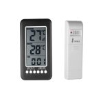 Memkey - thermomtre interieur et exterieur sans fil 2 en 1 horloge thermomtre lcd ? / ? thermomtre ...
