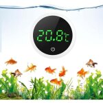 Thermom�tre de mesure d'aquarium, xu, lcd � affichage num�rique d'aquarium haute pr�cision 0, 1 avec ...