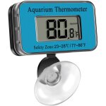 Memkey - thermomtre numrique pour aquarium avec thermomtre d'aquarium et ventouse pour temprature ...