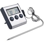 Thermomètre numérique led avec sonde, thermomètre alimentaire avec fonction minuterie, thermomètre de ... Thermomètre numérique led avec sonde, thermomètre alimentaire avec fonction minuterie, thermomètre de ...