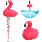 Thermom�tre de piscine flottant, thermom�tre de piscine, design flamant rose, accessoires de piscine