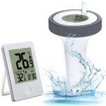 Thermom�tre piscine flottant electronique sans fil radio connect�, combinaison thermom�tre temp�rature ...