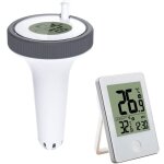 Thermomtre de piscine flottant sans fil  connexion radio, thermomtre de temprature de l'eau avec ...