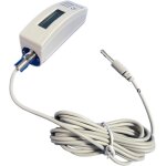 Thermom�tre de piscine num�rique avec �cran lcd, capteur de temp�rature d'eau �tanche, facile � monter, ...