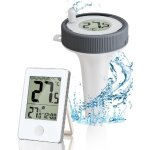 Thermom�tre de piscine num�rique sans fil, flottant, facile � lire, �tanche ip67 avec contr�le de la ...