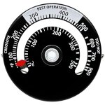 Thermomtre de pole magntique thermomtre de tuyau de pole  feu pour le compteur de temprature accessoire ...