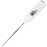 Thermom�tre � viande - thermom�tre de cuisson � longue sonde - �cran lcd - thermom�tre de cuisson pour ...