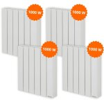 Thermor - pack 4 radiateurs électriques 1000 w baléares 2 Thermor - pack 4 radiateurs électriques 1000 w baléares 2