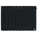 Thermor - radiateur chaleur douce connect� bilbao 4 horizontal 1500w gris ardoise - 493830