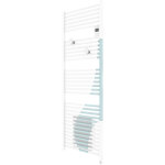 Thermor - radiateur s�che - serviettes connect� riva 5 etroit 500w gris ardoise 471652