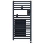 Thermor - radiateur s�che - serviettes connect� riva 5 etroit avec soufflerie 1300w ardoise 471653