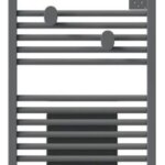 Thermor - radiateur s�che - serviettes connect� riva 5 avec soufflerie 1500w gris menhir 471638