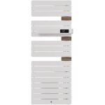 Thermor - s�che - serviettes connect� allure 4 1750w blanc brillant / ch�ne mat � droite - 483274