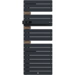 Thermor - s�che - serviettes connect� allure 4 750w ardoise / ch�ne mat � gauche - 483265