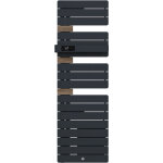 Thermor - s�che - serviettes connect� allure 4 �troit 1600w ardoise / ch�ne mat � gauche - 483350