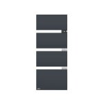 Thermor - sche - serviettes lectrique symphonik gris ardoise - 1750w (700 + 1000) mt  droite - 490615 ...
