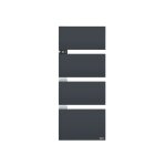 Thermor - sèche - serviettes électrique symphonik gris ardoise - 1750w (700 + 1000) mât à gauche - 492615 ... Thermor - sèche - serviettes électrique symphonik gris ardoise - 1750w (700 + 1000) mât à gauche - 492615 ...
