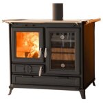 Thermorossi - cuisini�re � bois en fonte margot evo 12. 1 kw sans barre lat�rale