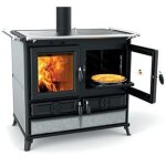 Thermorossi - cuisinière à bois en pierre viola evo stone 12. 1 kw avec 1 barre latérale Thermorossi - cuisinière à bois en pierre viola evo stone 12. 1 kw avec 1 barre latérale