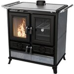 Thermorossi - cuisinière à bois en pierre violetta evo stone 8. 2 kw sans barre latérale Thermorossi - cuisinière à bois en pierre violetta evo stone 8. 2 kw sans barre latérale
