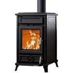 Thermorossi - pole  bois en fonte fil evo 10. 8 kw