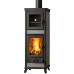 Thermorossi - po�le � bois avec four en pierre anna evo5 stone 12. 5 kw