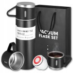 Thermos avec 3 tasses 500ml cadeau lgant tasse thermique