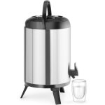 Rcipient isotherme de restauration thermos avec robinet pour eau chaude et froide 10 l