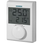 Thermostat ambiance grand lcd piles journalier siemens rdj100