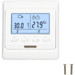 Thermostat d'ambiance programmable 16a pour chauffage au sol electrique, num�rique thermostat plancher ...