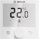 Thermostat d'ambiance programmable / hebdomadaire sans fil or 100rf - bosch - 7724001292