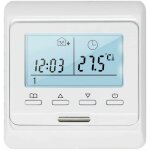 Thermostat d'ambiance programmable avec sonde 16a pour chauffage au sol electrique, ensoleillé Thermostat d'ambiance programmable avec sonde 16a pour chauffage au sol electrique, ensoleillé