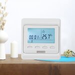 Thermostat d'ambiance programmable avec sonde 16a pour chauffage au sol electrique, numérique thermostat ... Thermostat d'ambiance programmable avec sonde 16a pour chauffage au sol electrique, numérique thermostat ...