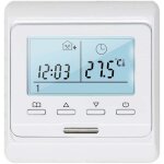 Thermostat d'ambiance programmable avec sonde 16a pour plancher chauffant �lectrique, thermostat num�rique ...