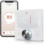 Thermostat à bouton intelligent pour chauffage électrique au sol / chaudières à gaz, télécommande vocale ... Thermostat à bouton intelligent pour chauffage électrique au sol / chaudières à gaz, télécommande vocale ...