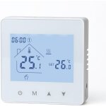 Thermostat de chaudire  gaz blanc, thermostat de chauffage numrique, chaudire  eau chaude  contrle ...