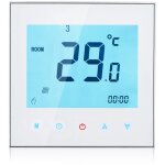 Thermostat de chauffage de l'eau  cran tactile lcd, programmable hebdomadaire 5a ac95 - 240v, contrleur ...