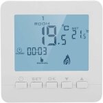 Thermostat de chauffage cran lcd intelligent rgulateur de temprature ambiante programmable pour maison ...