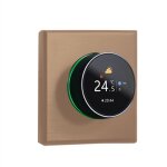 Thermostat de chauffage intelligent wi - fi - écran couleur, rotatif avec rétroéclairage, doté de capteur ... Thermostat de chauffage intelligent wi - fi - écran couleur, rotatif avec rétroéclairage, doté de capteur ...