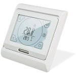Thermostat de chauffage par le sol électrique programmable 16a avec capteur thermostat d'ambiance numérique ... Thermostat de chauffage par le sol électrique programmable 16a avec capteur thermostat d'ambiance numérique ...