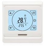 Thermostat chauffage au sol electrique programmable 16a avec sonde, numrique thermostat d'ambiance plancher ...