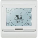 Thermostat chauffage au sol electrique programmable 16a avec sonde, numrique thermostat d'ambiance plancher ...