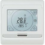 Thermostat chauffage au sol electrique programmable 16a avec sonde, num�rique thermostat d'ambiance plancher ...